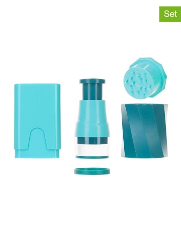 Genius 13-delige set: hakmolen "Genius Minis" lichtblauw