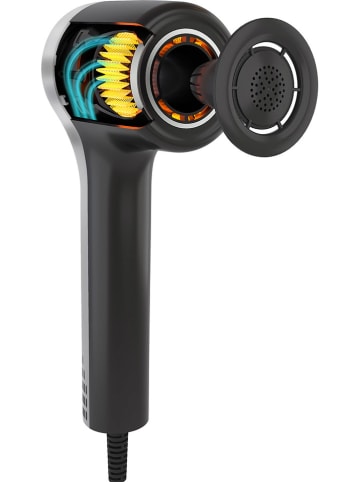 Genius Haardroger ‘'Invictus Hair D7’' zwart/zilver