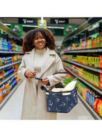 Falko Einkaufskorb "Falko Duo" in Blau - (B)48 x (H)27 x (T)28 cm