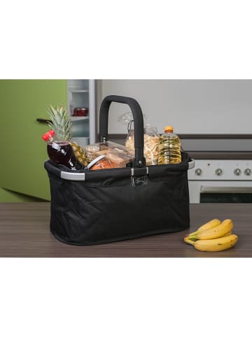 Falko Einkaufskorb "Falko" in Schwarz - (B)48 x (H)27 x (T)28 cm