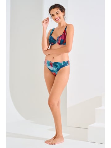 Lisca Biustonosz bikini w kolorze niebiesko-czerwonym