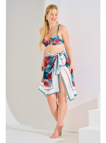 Lisca Biustonosz bikini w kolorze niebiesko-czerwonym