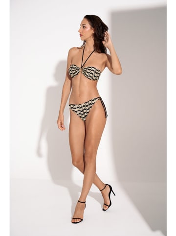 Lisca Bikini-Hose "Iceland" in Schwarz/ Beige