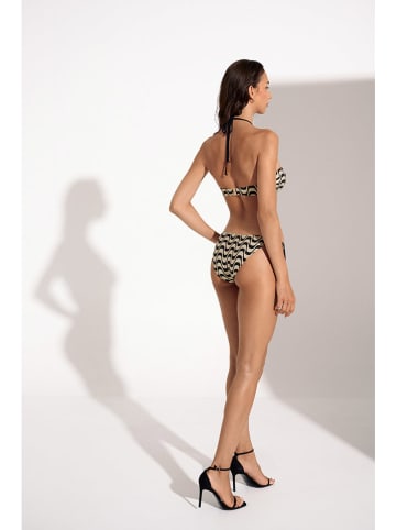 Lisca Bikini-Hose "Iceland" in Schwarz/ Beige