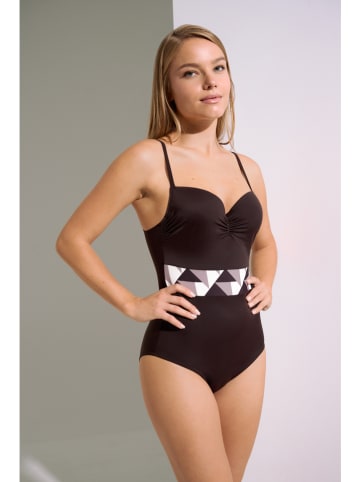 Lisca Strój kąpielowy w kolorze ciemnobrązowym