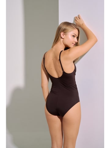 Lisca Strój kąpielowy w kolorze ciemnobrązowym