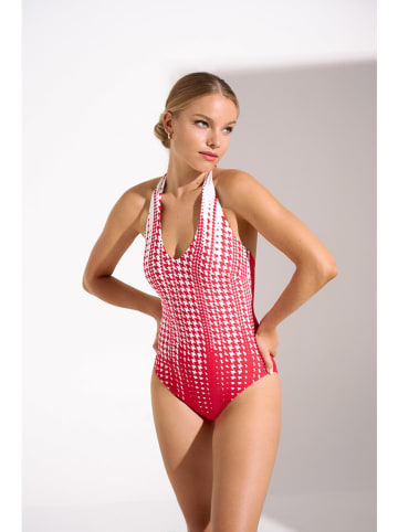 Lisca Strój kąpielowy "Quito" w kolorze czerwono-białym