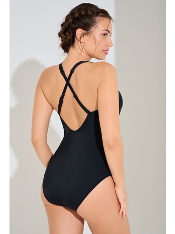 Lisca Strój kąpielowy w kolorze czarno-beżowym