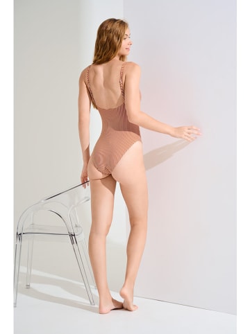 Lisca Strój kąpielowy w kolorze szaroróżowym