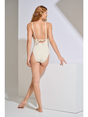 Lisca Strój kąpielowy w kolorze kremowym
