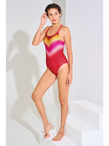 Lisca Strój kąpielowy w kolorze czerwono-fioletowo-żółtym