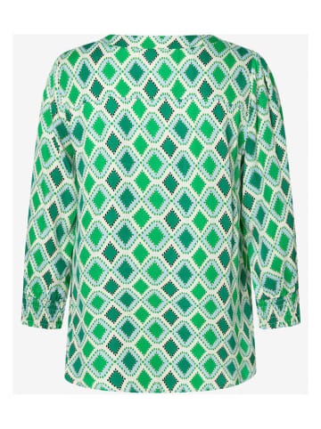 More & More Blouse groen/wit