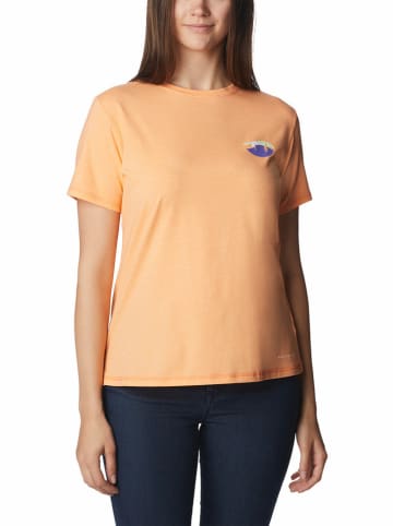 Columbia Koszulka sportowa "Sun Trek™" w kolorze pomarańczowym