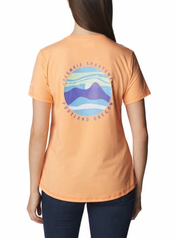 Columbia Koszulka sportowa "Sun Trek™" w kolorze pomarańczowym