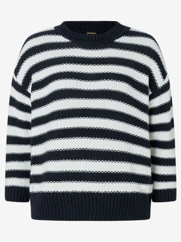 More & More Pullover in Schwarz/ Weiß