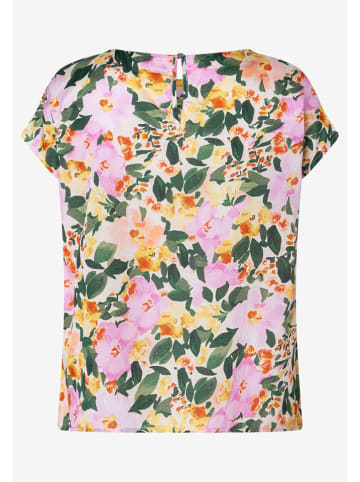 More & More Bluse in Grün/ Rosa