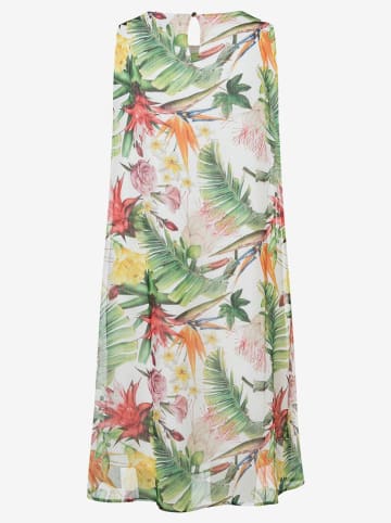 More & More Jurk wit/groen/rood