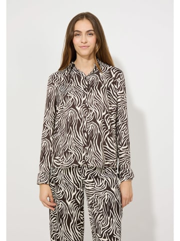 More & More Blouse bruin/wit