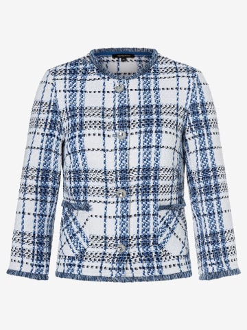 More & More Blazer wit/donkerblauw