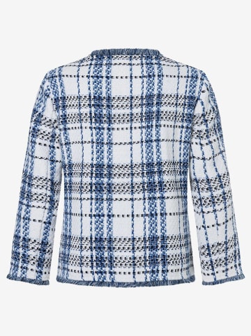 More & More Blazer wit/donkerblauw