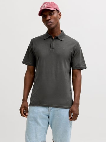 Jack & Jones Koszulka polo "Crodney" w kolorze antracytowym