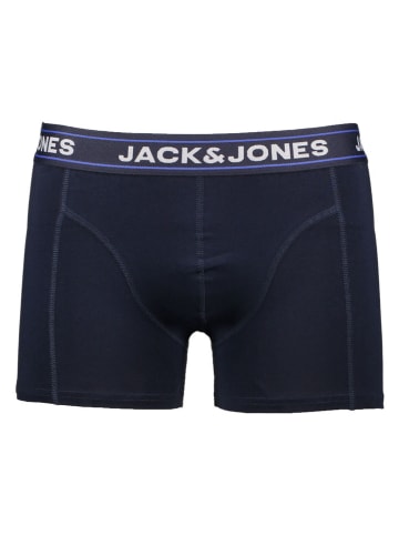 Jack & Jones 5er-Set: Boxershorts "Kingston" in Hellgrau/ Blau/ Dunkelblau