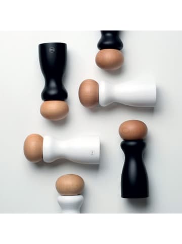 TABLE PASSION Salzmühle in Weiß/ Hellbraun - (H)15 cm