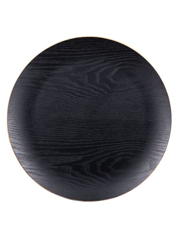 TABLE PASSION Servierplatte in Schwarz - Ø 34 cm 