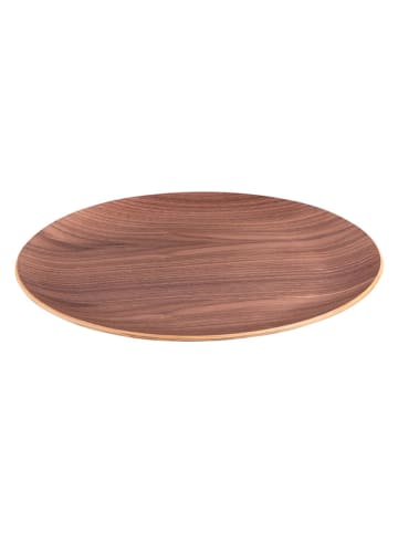 TABLE PASSION Servierplatte in Braun - Ø 34 cm 