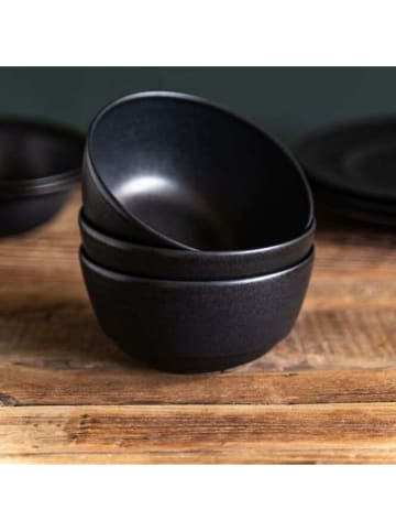 TABLE PASSION 6-delige set: kommen "Neo" zwart - Ø 16 cm