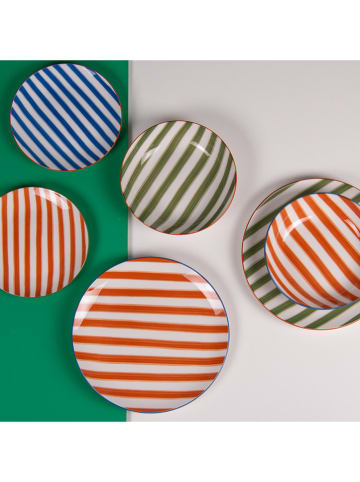TABLE PASSION 18-delig tafelservies "Bahia" groen/oranje/wit