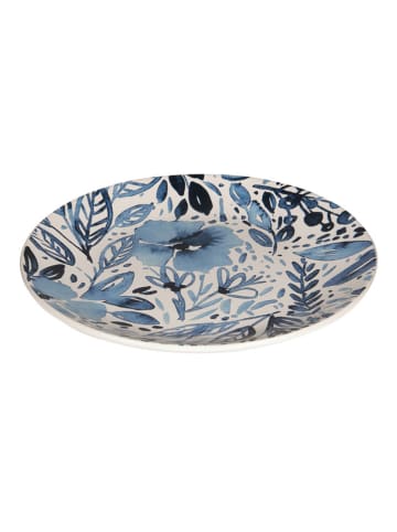 TABLE PASSION Talerz śniadaniowy "Jardin" w kolorze biało-niebieskim - Ø 21,5 cm
