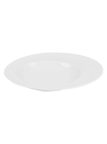 TABLE PASSION Talerze głębokie (6 szt.) "Ellipse" w kolorze białym - Ø 23 cm