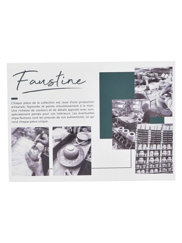 TABLE PASSION 4er-Set: Becher "Faustine" in Dunkelblau - (H)11 cm