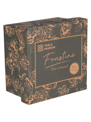 TABLE PASSION 4er-Set: Becher "Faustine" in Dunkelblau - (H)11 cm