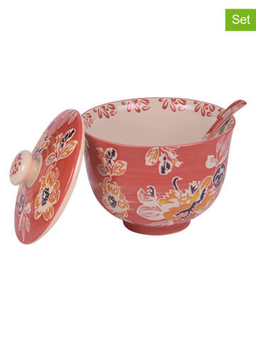 TABLE PASSION 2-delige set: soepkommen "Ava" rood