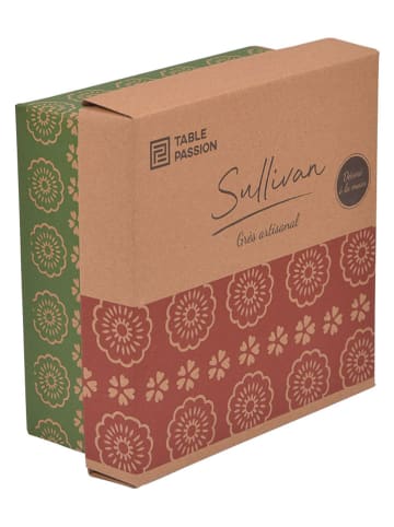 TABLE PASSION 4-delige set: kommen "Sullivan" rood/groen - Ø 11 cm