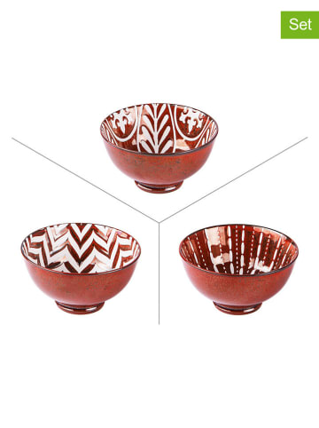 TABLE PASSION 6er-Set: Schalen "Lava" in Rot/ Weiß - Ø 11,5 cm (Überraschungsprodukt) 