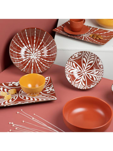 TABLE PASSION 3-delige set: kommen "Lava" rood/wit - Ø 11,5 cm