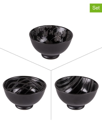 TABLE PASSION 6er-Set: Schalen "Lava" in Schwarz - Ø 11,5 cm (Überraschungsprodukt) 