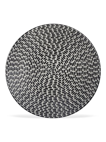 TABLE PASSION Speiseteller ''Patio'' in Schwarz/ Weiß - Ø 27 cm