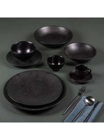 TABLE PASSION Miski (6 szt.) "Patio" w kolorze biało-czarnym - Ø 14 cm