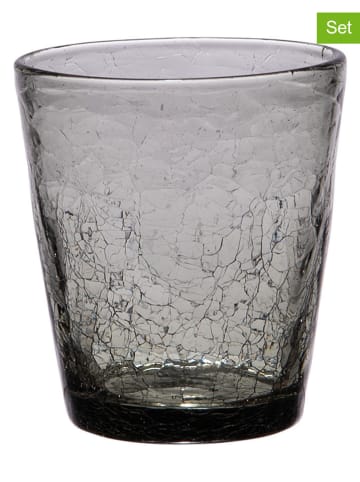 TABLE PASSION 6-delige set: glazen ''Lussan" grijs - 270 ml