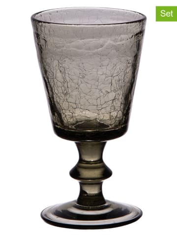 TABLE PASSION 6-delige set: steelglazen ''Lussan" grijs - 170 ml