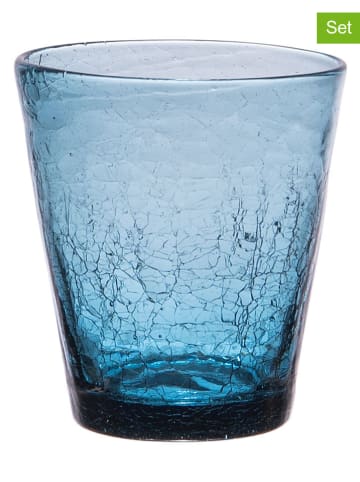 TABLE PASSION Szklanki (6 szt.) "Lussan" w kolorze niebieskim - 270 ml