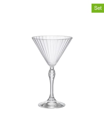 TABLE PASSION 4-delige set: martiniglazen "America" - 245 ml