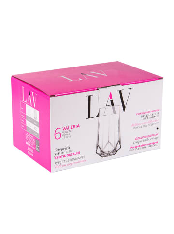 TABLE PASSION 6er-Set: Gläser ''Valeria'' - 460 ml