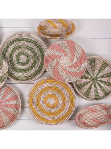 TABLE PASSION 3-delige set: opbergmanden beige/lichtroze