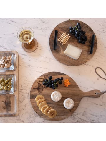 TABLE PASSION Deska "Ginkgo" w kolorze brązowym do krojenia - 43 x 30 cm