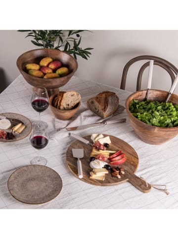TABLE PASSION Schneidebrett ''Baija'' in Braun - Ø 30 cm